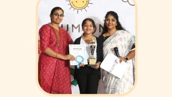 A Journey to Excellence: Recognizing Tanvi’s Inspiring Kumon Success! 